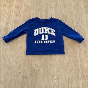 Duke Blue Devils long sleeve kids tee